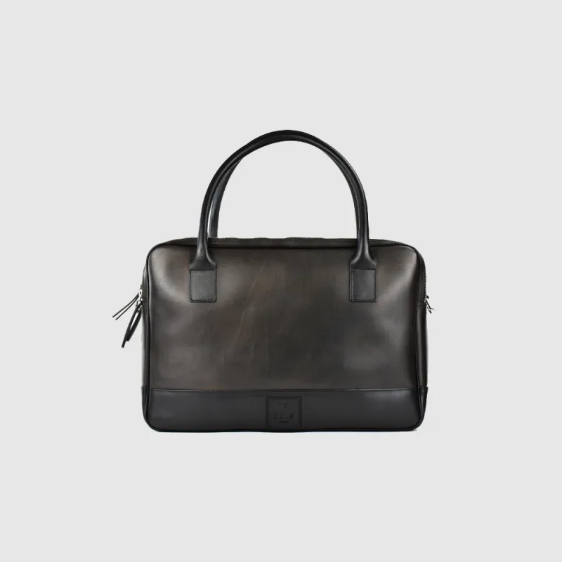 Trippelzippbag LUKA brown-black